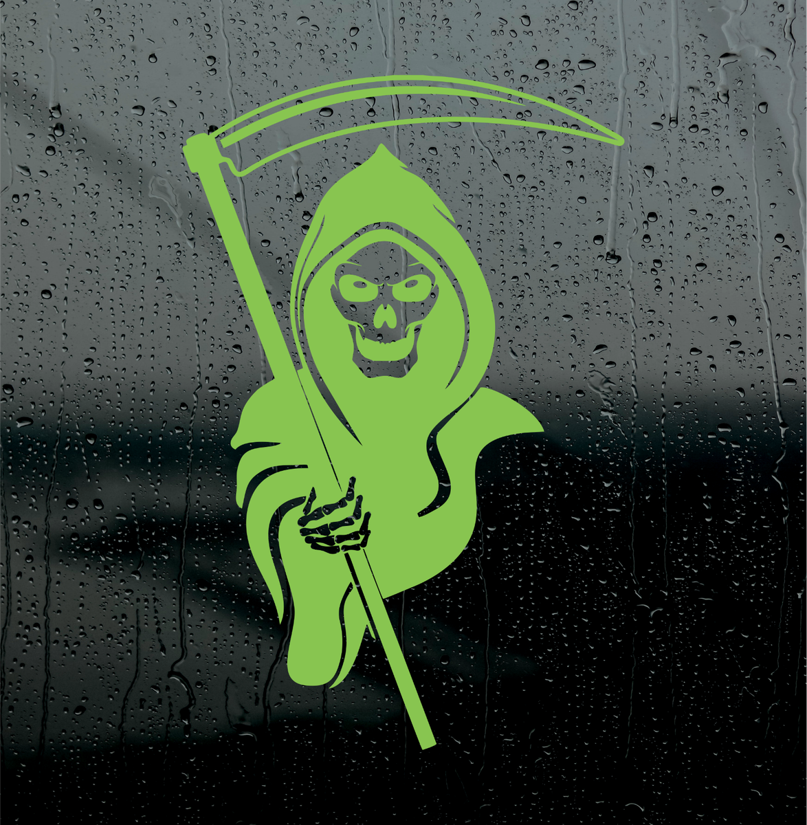 Ensemble de 3 Grim Reaper Death Sticker Graphiques Togo