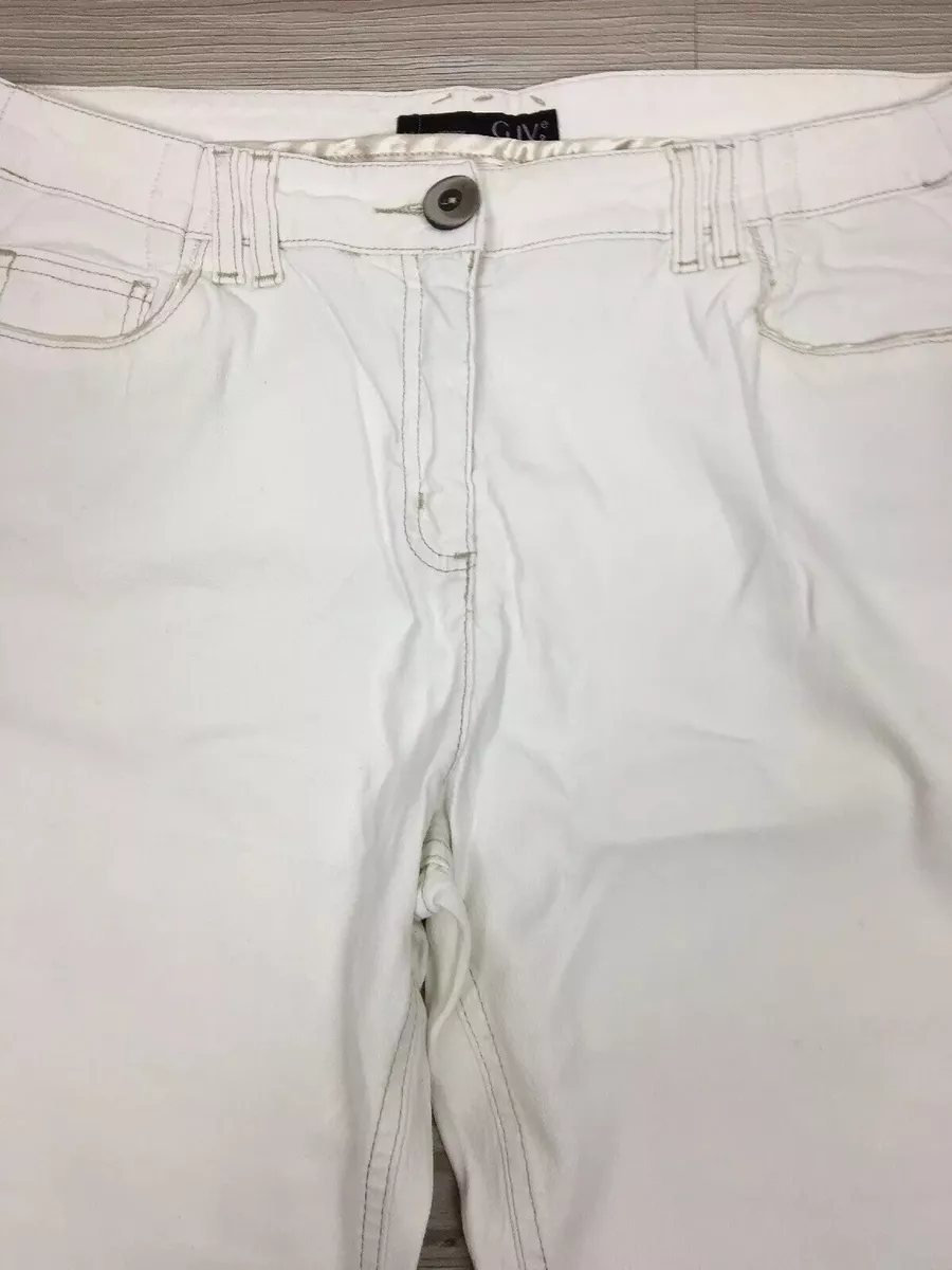White denim pants womens sale