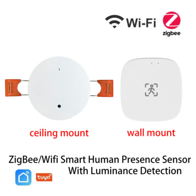 Tuya ZigBee WiFi Smart Decke Human Presence Bewegungsmelder Sensor USB5V AC 230V