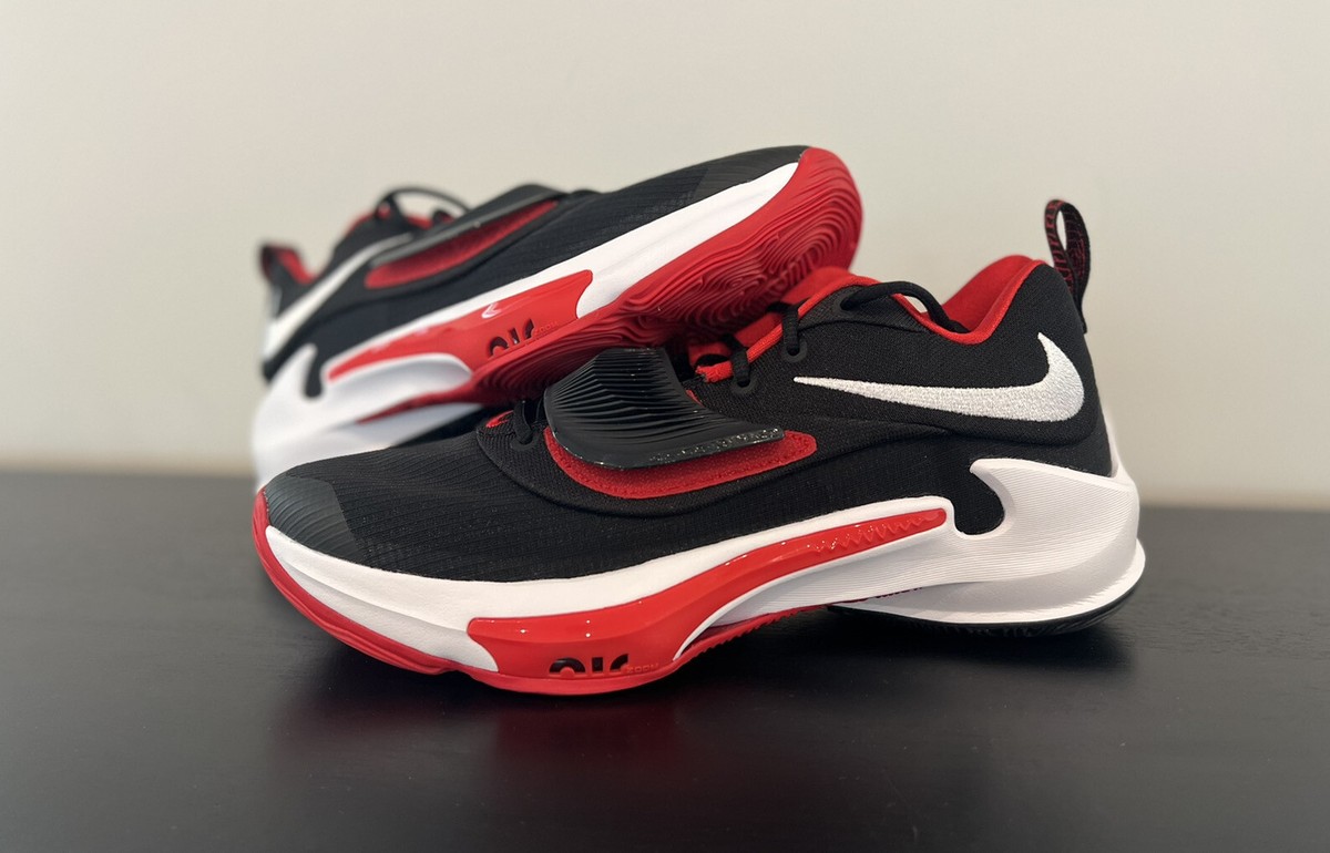 Men\'s Nike Zoom Freak 3 Basketball Shoes Black/Red/White DA0694 003 Size 13 Nike Zoom Freak 3 N/A DA0694-003 | Kicks Finder main image 4