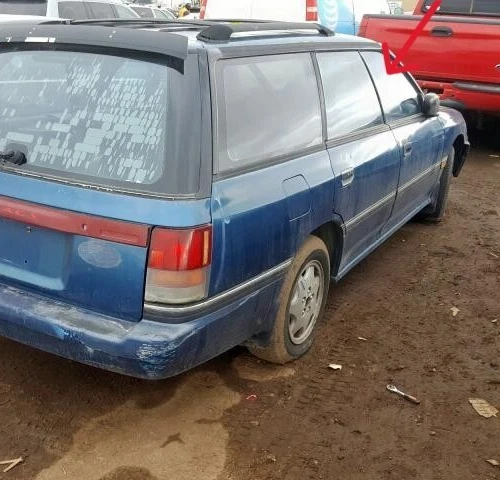 Subaru Legacy Sedán Wagon: 1990, 1991, 1992, 1993, 1994, puerta delantera derecha cristal Foto 2 de 4