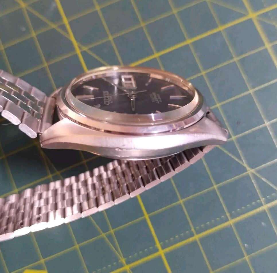 vtg Citizen Leopard Hi-Beat 28800 watch 4-770633 Y Serviced vtg Citizen Leopard Hi-Beat 28800 watch 4-770633 Y Serviced
