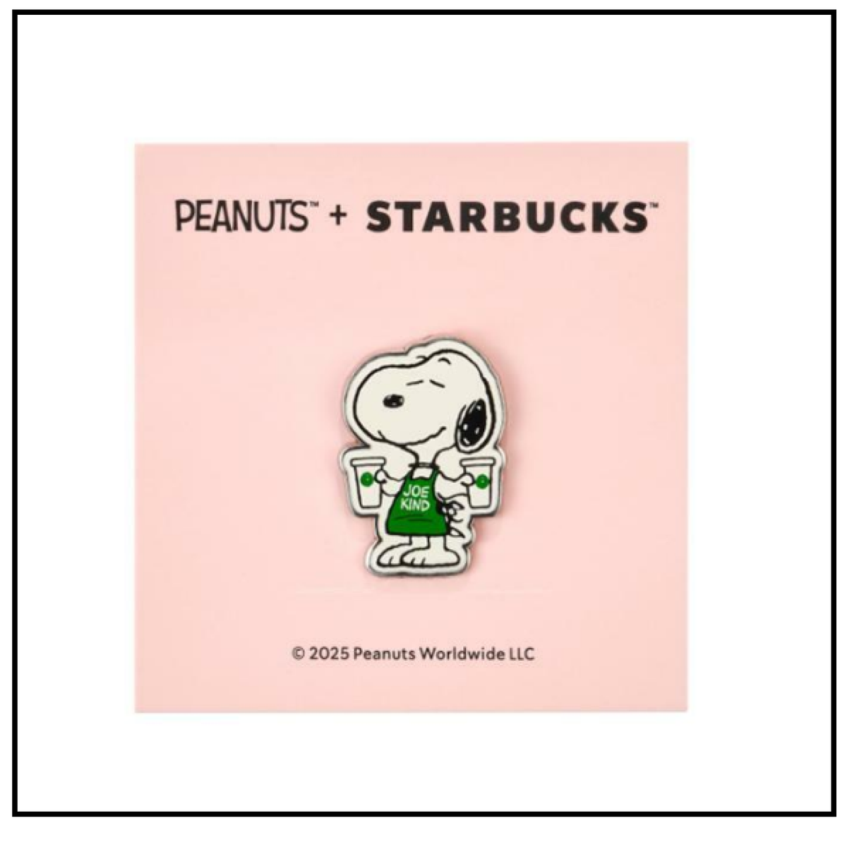 Starbucks Korea 2025 Peanuts Baristar Snoopy Pin | eBay