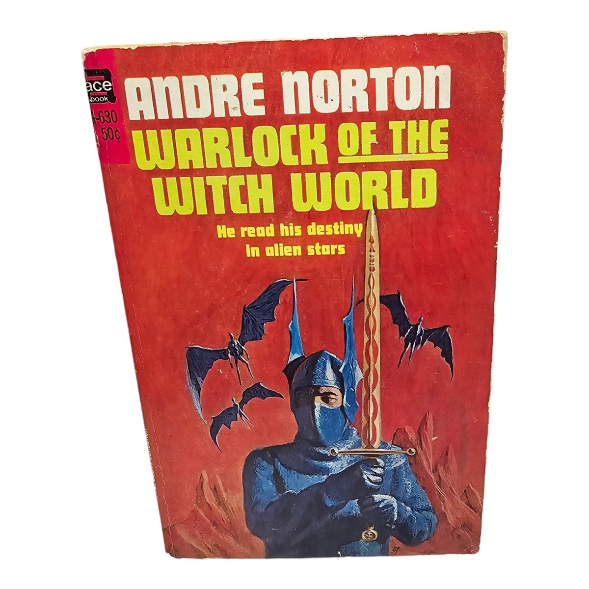 1967 WARLOCK OF THE WITCH WORLD by Andre Norton VG+ 4.5 Ace G-630