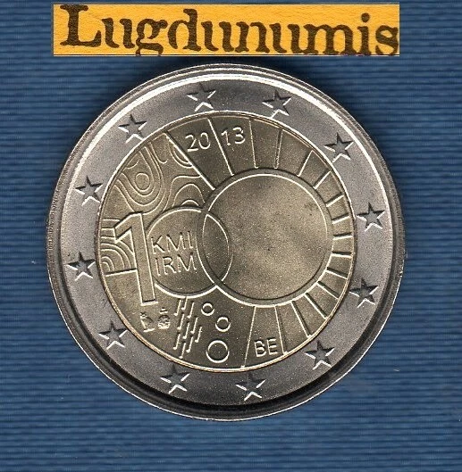2 euro Commémo Belgique 2013 Métérologie Belgium - Photo 1/1