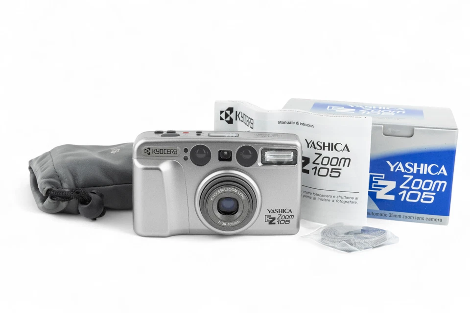 Yashica EZ Zoom 105 38-105mm Lens fotocamera compatta NOS NEW OLD STOCK MINT - Immagine 2 di 4