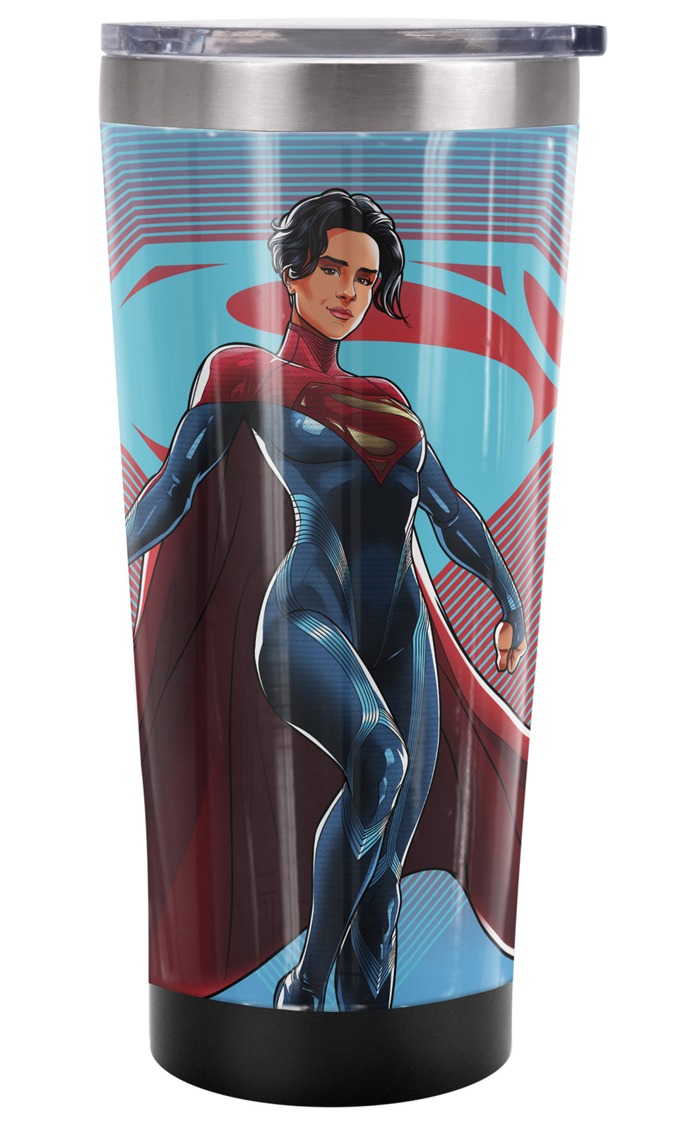 The Flash Supergirl Coming At Ya Tumbler 20oz Vacuum Insulated Leak Resistant