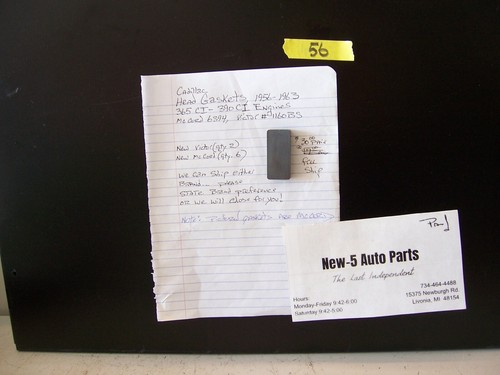 CADILLAC HEAD GASKETS 1956-63 365CI-390CI ENGINES. MCCORD #6394; VICTOR #1160BS - Picture 4 of 4