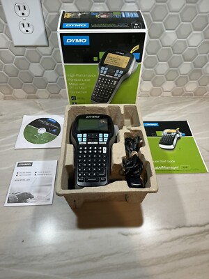 DYMO LabelManager 420P 4 Lines 4 3/50w x 2 6/25d x 8 23/50h  New Condition
