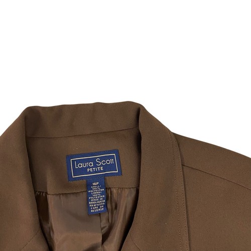 Blazer Laura Scott donna 16P marrone giacca carriera basic professionale lavoro ufficio - Foto 9 di 15