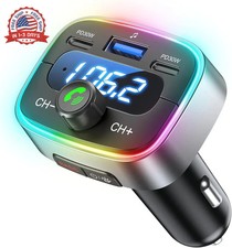 Bluetooth 5.4 Car Adapter 60W Charging USB Bluetooth Adapter for Car,Wireless Fm