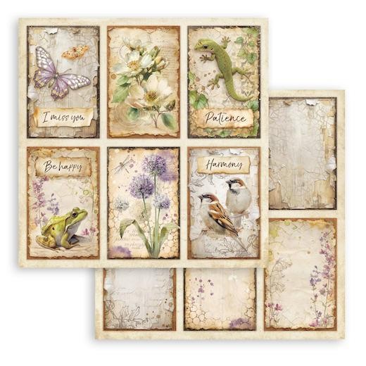 Stamperia 12""x12"" Double-Sided Paper - All Around 6 Cards SBB1149