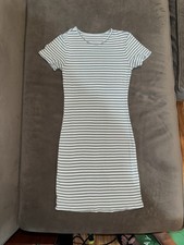 Forever 21 Women's Striped Dress Size XS Short Sleeve Round Neck Casual