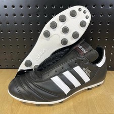 Size 11.5 Adidas Copa Mundial Leather Soccer Cleats Black Made In Germany 015110