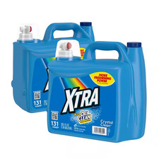 Xtra Crystal Clean Plus Oxiclean Dual HE Liquid Laundry Detergent, 203.1 oz 2 Pk 0.15 per gallon