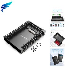 2.5 SSD SATA to 3.5 Hard Drive Adapter Internal Drive Bay Converter Mounting ...