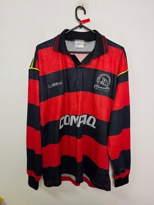 QUEENS PARK RANGERS 1992/1993 AWAY FOOTBALL LANGARMSHIRT CLUBHOUSE SHIRT