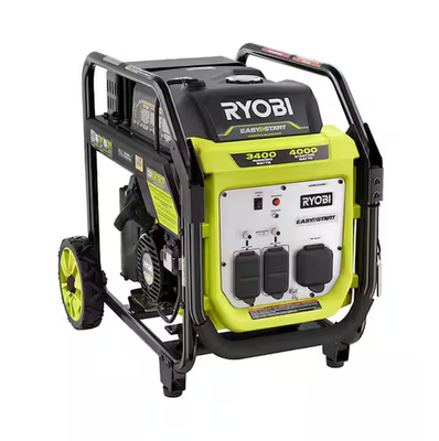 #ad RYOBI 4000 Watt Gasoline Powered Digital Inverter Generator with CO Shutdown $489.97