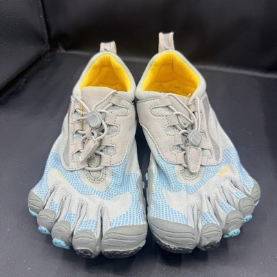 Vibram FiveFingers Bikila LS running shoes in gray and blue Size 38 / Women s 8