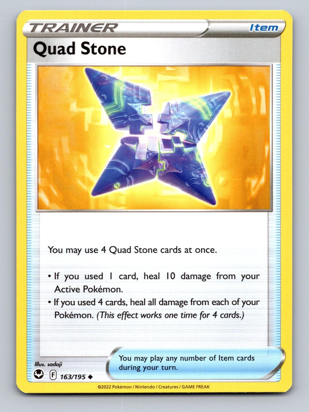 Quad Stone 163/195 Uncommon Silver Tempest Pokemon NM/M Make Offer!