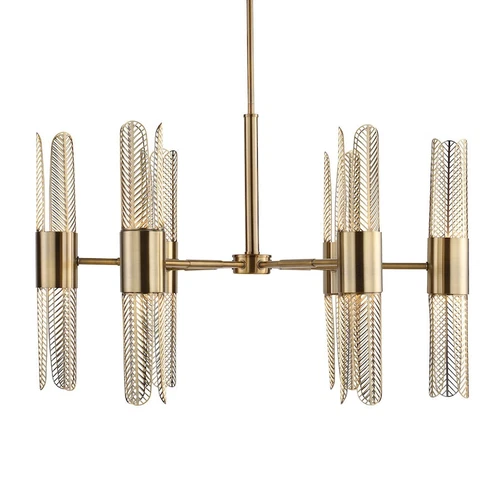 Uttermost Cret 12 Light Chandelier, Oxidized Brass - 21391 - Picture 1 of 1