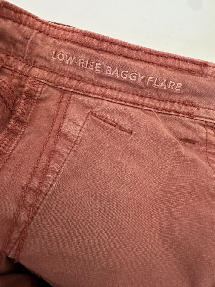 000 AE заниженной мешковатые расклешенные брюки {передний галстук} - Изображение 2 из 4