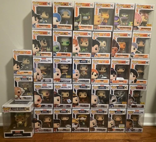 Funko Pop! Avatar the Last Airbender and Dragonball Z Lot Of 33 with Exclusives