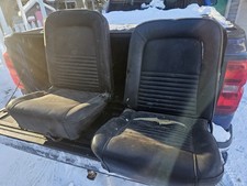 1965 1966 1967 Ford Mustang Front Bucket Seats Right and Left Original black