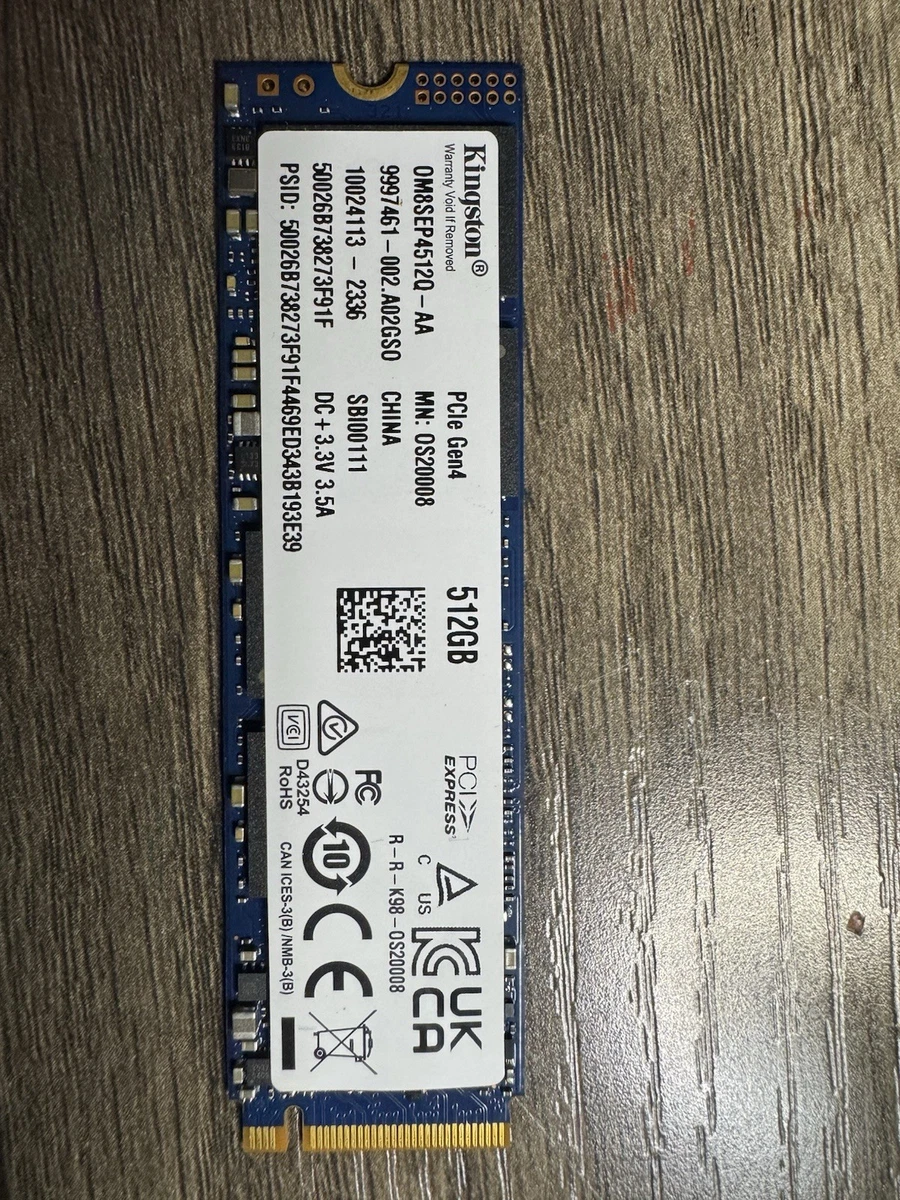 Kingston 512 GB Internal Solid-State Drives for sale | eBay