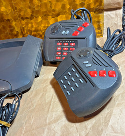 1990s Atari Jaguar Console in Original Box w/ Controller, Adapters, Cords, Games