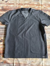 Figs Scrubs V-neck Top Graphite Size Men  s Large