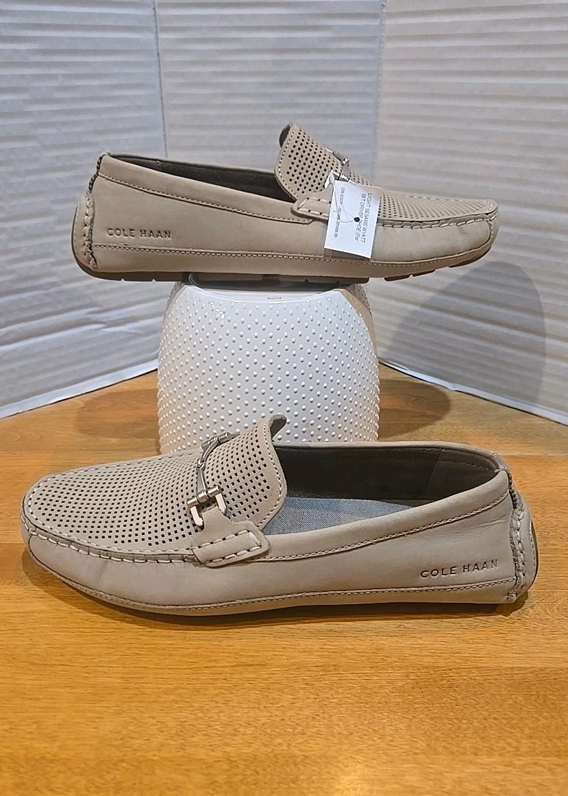 NEW COLE HAAN Wyatt Bit Driver Shoes Loafers Nubuck leather MEN\'S 7.5 Cole Haan Men main image 4