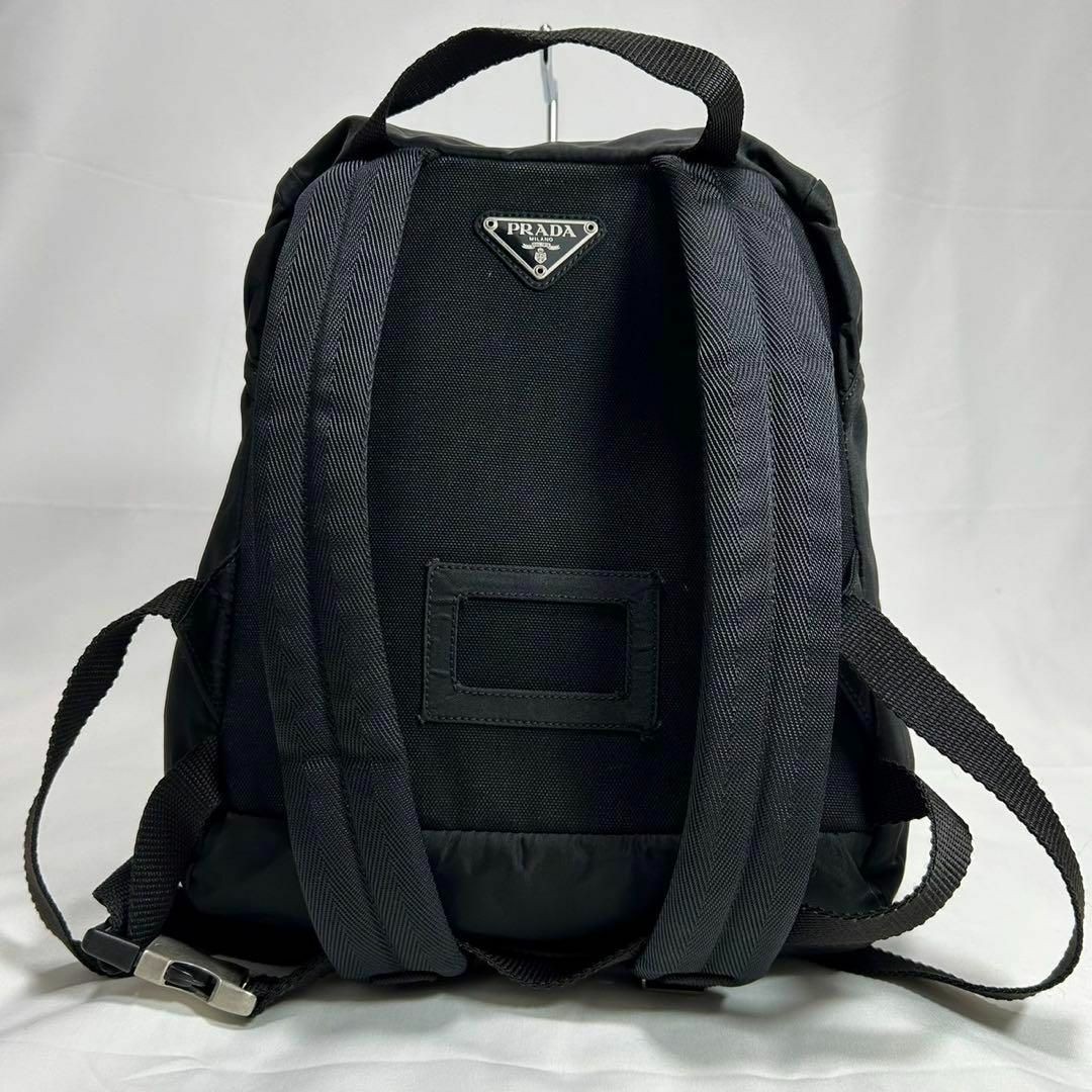 item PRADA backpack drawstring bag black nylon le… - image 4