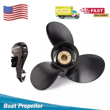10 1/4 x 14 Boat Propeller for Mercury engines 25-70HP 13 Spline Tooth,RH