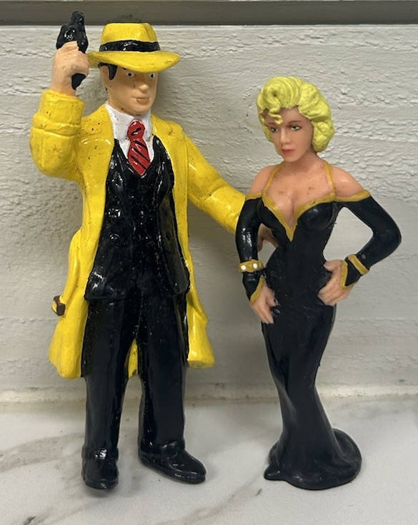 Dick Tracy & Breathless Mahoney Madonna PVC Action Figures
