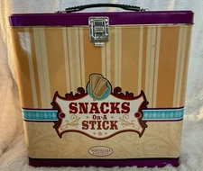 Nostalgia Electrics Snacks on a Stick Party Kit Brand New in Tin Box Never Used
