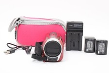Canon iVIS HF R31 Red HD Video Camera Camcorder Handheld w/Pouch Charger