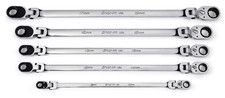 Snap-on 12-point Metric Flank Drive Double Flex Reversible Ratchet Set Xfrrm705 Snap-on 12-point Metric Flank Drive Double Flex Reversible Ratchet Set Xfrrm705