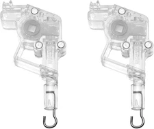 2Pcs Heavy Duty Low Profile Wand Tilter for 2 2 inches x 2.9 inches, Clear 