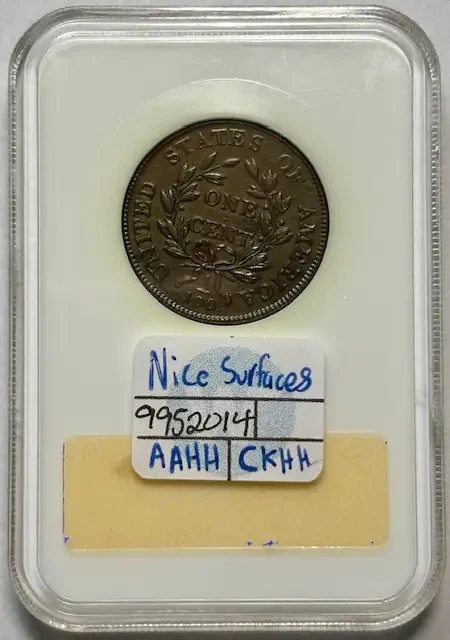 1803 Large Cents Draped Bust NGC AU-58 BN Nice Surfaces! - Image 2 of 2