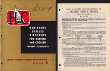 1957  Hart & Cooley    Air Control  Registers  Grills  Catalog  11" x 8"