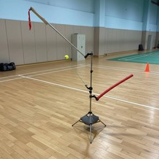 Badminton Shuttlecock Launcher Adjustable Height Shuttlecock Feeder Portable