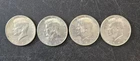 1964 KENNEDY HALF DOLLARS (4)