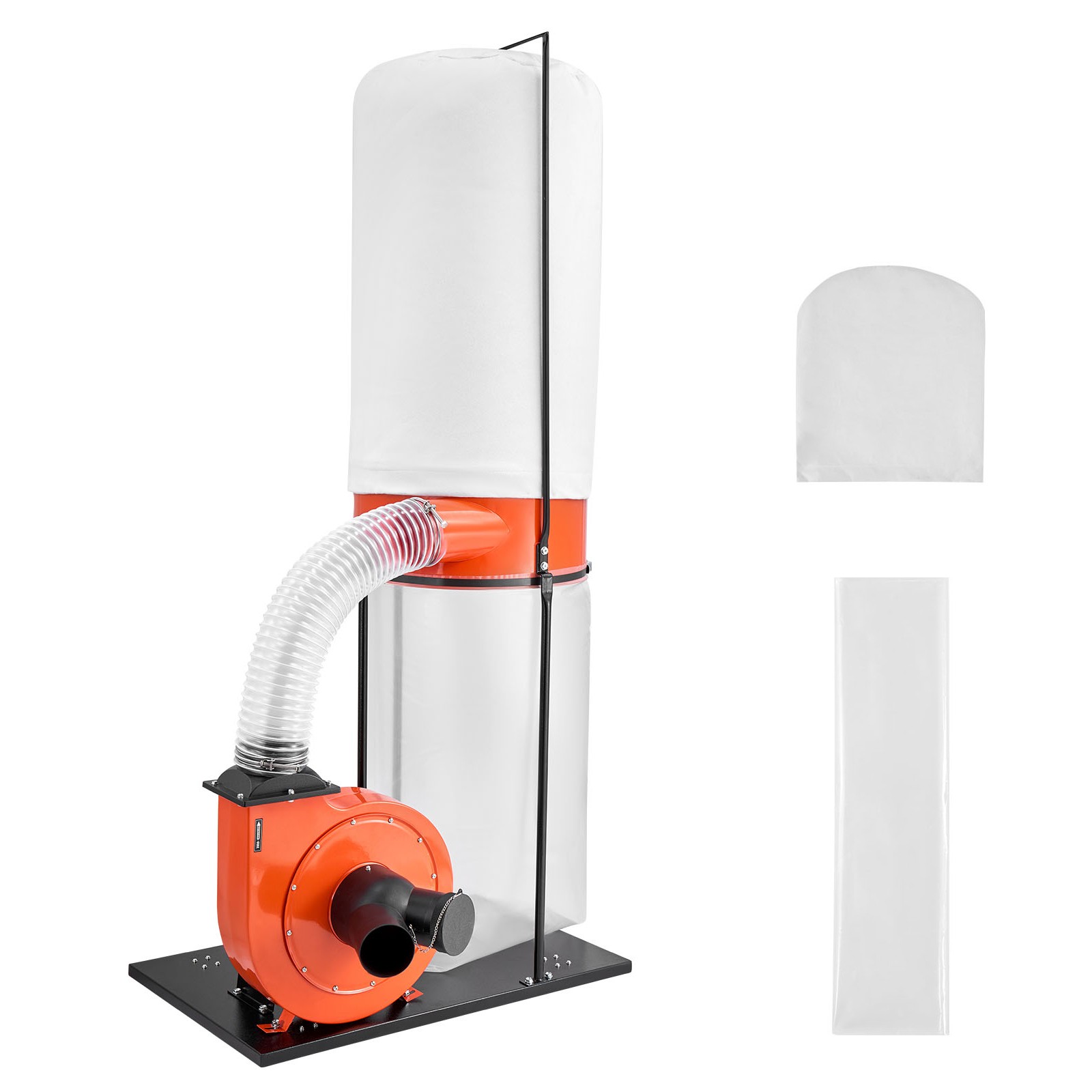 Uimoso 2.0HP Dust Collector with 1200 CFM and Vortex Cone, 3400 RPM