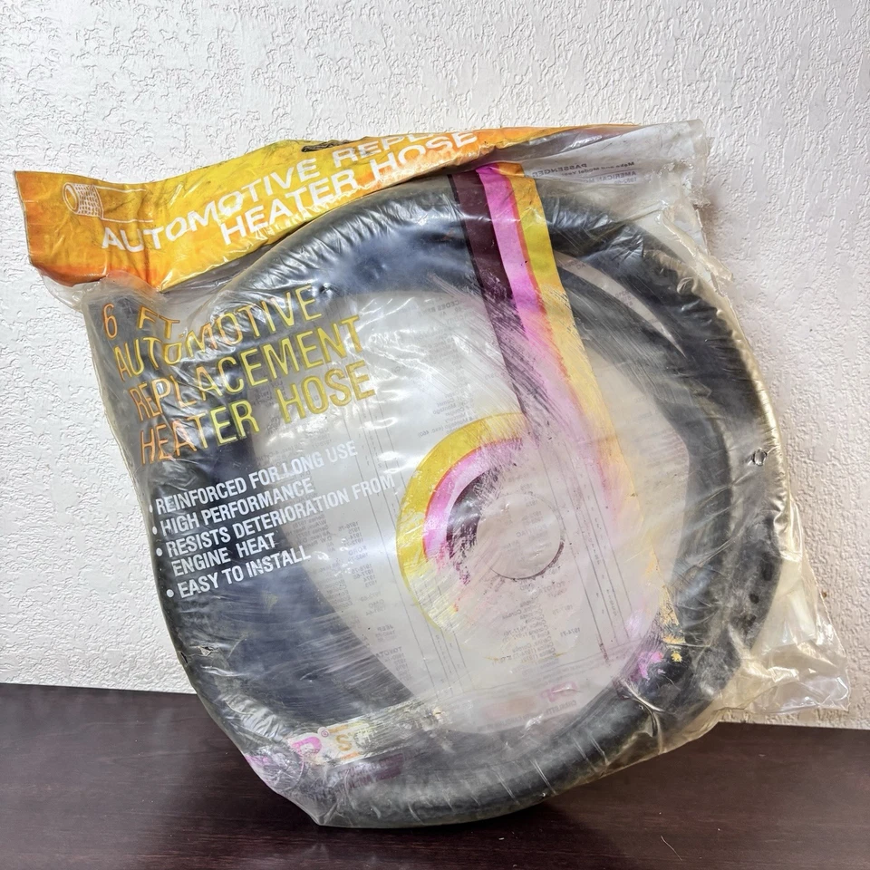 Vintage CRP Stimsonite 6 Foot Automotive Replacement Heater Hose 3/4” No. 134 - Image 2 of 4