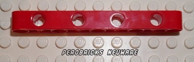 Lego Technic Technik 1 Liftarm 9 Löcher #6612 rot NEUWARE