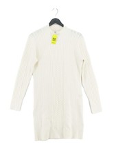 Friends Like These Jumper Midi Dress UK10 in Cream