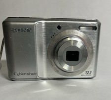 Sony Cyber-Shot DSC-S2100 12.1MP Digital Camera Silver Not Tested Parts Only