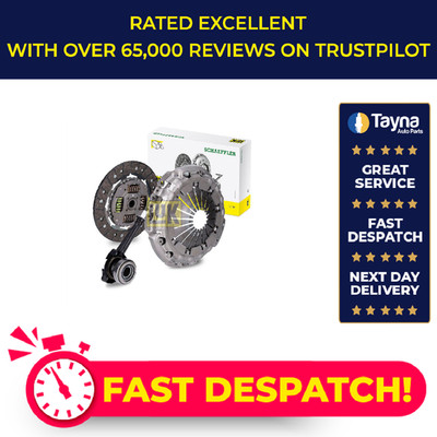 Clutch Kit 3pc (Cover+Plate+CSC) fits OPEL MOVANO FD, JD 2.2D 00 to 05 240mm LuK