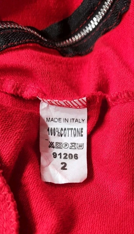 Camiseta T by Transparente Estampado Rojo Cremallera Lateral Talla 2 100% Algodón Túnica Foto 4 de 4